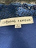 Absolutely Famous 100% Rayon Blue Kimono Size L - photo 4