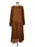 Shein Animal Print Brown Casual Dress Size 6 - photo 1