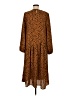 Shein Animal Print Brown Casual Dress Size 6 - photo 2