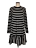 Shein Stripes Black Casual Dress Size 8 - 10 - photo 1