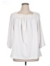 Adrienne Vittadini White 3/4 Sleeve Blouse Size 1X - photo 1