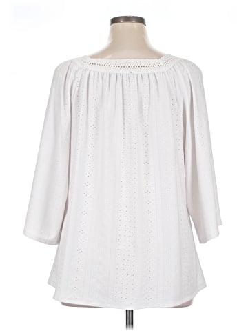 Adrienne Vittadini 3/4 Sleeve Blouse (view 2)