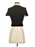 Shein Black Short Sleeve Turtleneck Size 4 - photo 2