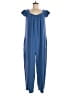 Zesica Solid Blue Jumpsuit Size M - photo 1