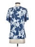 Liz McCoy Blue Short Sleeve Blouse Size S - photo 2