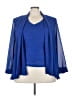 Another Thyme 100% Polyester Blue Kimono Size 22 - 24 - photo 1