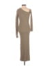 Express 100% Nylon Tan Casual Dress Size XS - photo 2