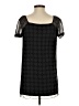 Kensie 100% Silk Black Short Sleeve Silk Top Size 2 - photo 2