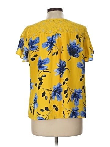 Skies Are Blue Short Sleeve Blouse (view 2)