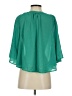 Chloe K 100% Polyester Green Short Sleeve Blouse Size XS - photo 2
