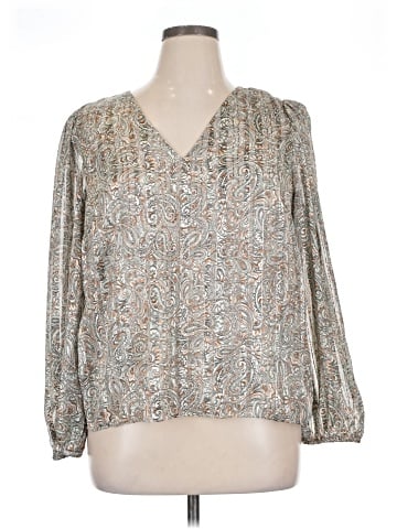 1.State 3/4 Sleeve Blouse (view 1)