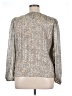 1.State 100% Polyester Paisley Silver 3/4 Sleeve Blouse Size XL - photo 2