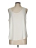 J.Crew 100% Polyester Ivory Sleeveless Blouse Size 12 - photo 1