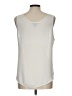 J.Crew 100% Polyester Ivory Sleeveless Blouse Size 12 - photo 2