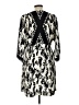 CAbi 100% Polyester Print Black Casual Dress Size L - photo 2