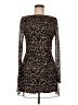 Shein Animal Print Brown Cocktail Dress Size 8 - 10 - photo 1