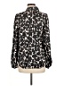 Gap 100% Polyester Black Long Sleeve Blouse Size M - photo 2