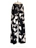 I.N. Studio Floral Black Casual Pants Size M - photo 1