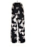 I.N. Studio Floral Black Casual Pants Size M - photo 2