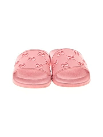 Gucci Rubber GG Monogram perforated Slide Sandals (view 2)