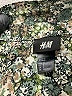 H&M 100% Polyester Floral Green 3/4 Sleeve Blouse Size 2 - photo 7