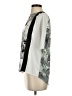 Topshop 100% Polyester Tropical Gray 3/4 Sleeve Blouse Size 4 - photo 5