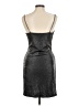 Topshop Metallic Silver Cocktail Dress Size 8 - photo 2
