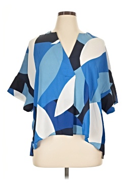 Worthington Short Sleeve Blouse (view 1)