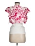 Badgley Mischka 100% Silk Pink Kimono Size 8 - photo 2