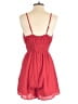 Shein 100% Polyester Solid Red Romper Size 6 - photo 2