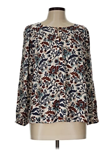Garnet Hill Long Sleeve Blouse (view 1)