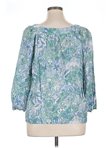 Juniper + Lime 3/4 Sleeve Blouse (view 2)
