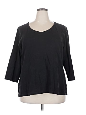 Karen Scott Sport 3/4 Sleeve T-Shirt (view 1)