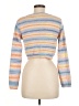 Shein 100% Polyester Blue Cardigan Size 6 - photo 2