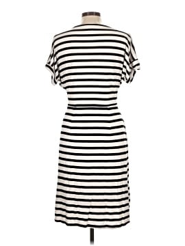 black and white flowy dress Eva | Black & White Bardot Bow Detail Maxi Dress With Thigh Split