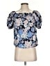 J.Crew Blue Short Sleeve Blouse Size S - photo 1