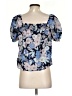 J.Crew Blue Short Sleeve Blouse Size S - photo 2