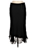J.Crew 100% Viscose Solid Black Formal Skirt Size M - photo 2