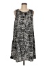 Halogen 100% Polyester Chevron-herringbone Gray Casual Dress Size M - photo 1