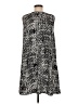 Halogen 100% Polyester Chevron-herringbone Gray Casual Dress Size M - photo 2