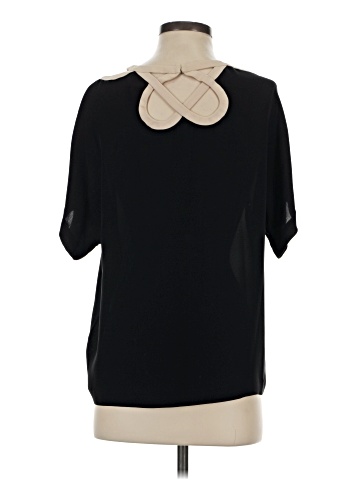 Diane von Furstenberg Short Sleeve Silk Top (view 2)