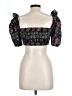 Zara Black 3/4 Sleeve Blouse Size S - photo 2