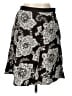 Talbots 100% Cotton Print Black Casual Skirt Size 10 (petite) - photo 1