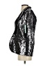 Tipsy Elves 100% Polyester Metallic Silver Blazer Size S - photo 5