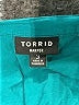 Torrid Teal Short Sleeve Blouse Size 3X Plus (3) - photo 6