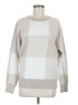 Tahari Checkered-gingham Ivory Pullover Sweater Size M - photo 1
