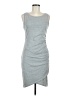 Leith Solid Gray Casual Dress Size M - photo 1