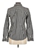 Talbots Stripes Gray Long Sleeve Button-Down Shirt Size 6 - photo 2