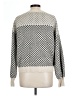 Shein 100% Acrylic Houndstooth Silver Pullover Sweater Size L - photo 2