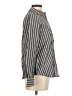 Talbots Stripes Gray Long Sleeve Button-Down Shirt Size 6 - photo 4